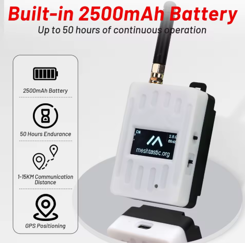 MeshMan™ LT1 All-In-One Meshtastic GPS Node