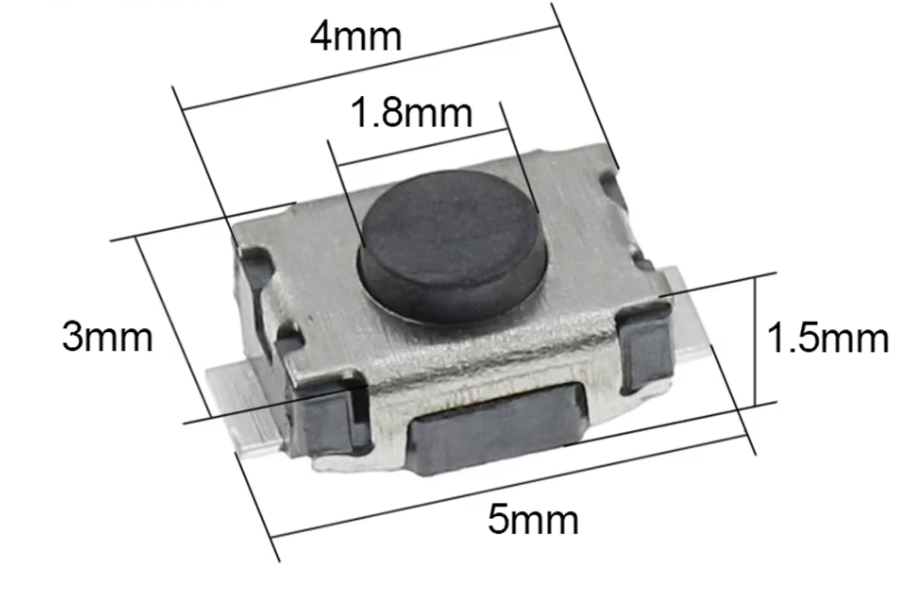 Two Pole Button - 3*4*2.0 Tactile Switch for FakeTec Series