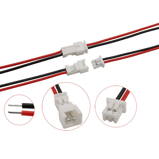 JST 1.25mm 2-pin Connector Pair