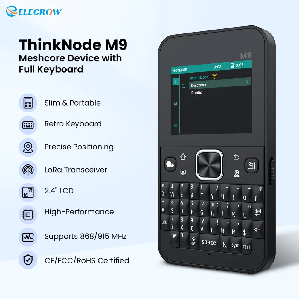 Elecrow ThinkNode M9 - All in One MeshCore Device
