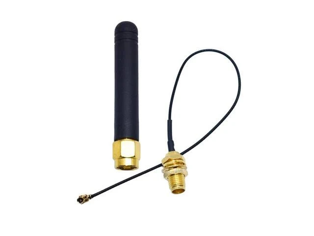 Stubby Antenna + IPEX to SMA Pigtail - 868MHz
